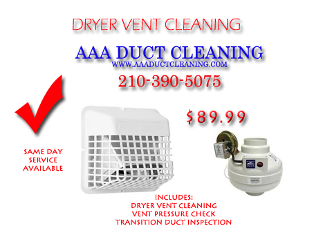 Dryerventcleaningestimate.com-Looking for dryer vent cleaning or dryer duct cleaning San Antonio?  Look no farther Dryerventcleaningestimate.com provides local San Antonio dryer vent cleaning companies and contractors that will provide free estimates for your clogged dryer vent duct. Dryer vent cleaning contractors-company such as AAA Duct Cleaning- Call 210-390-5075 to contact AAA Duct Cleaning to get a free over the phone dryer duct cleaning estimate today San Antonio.